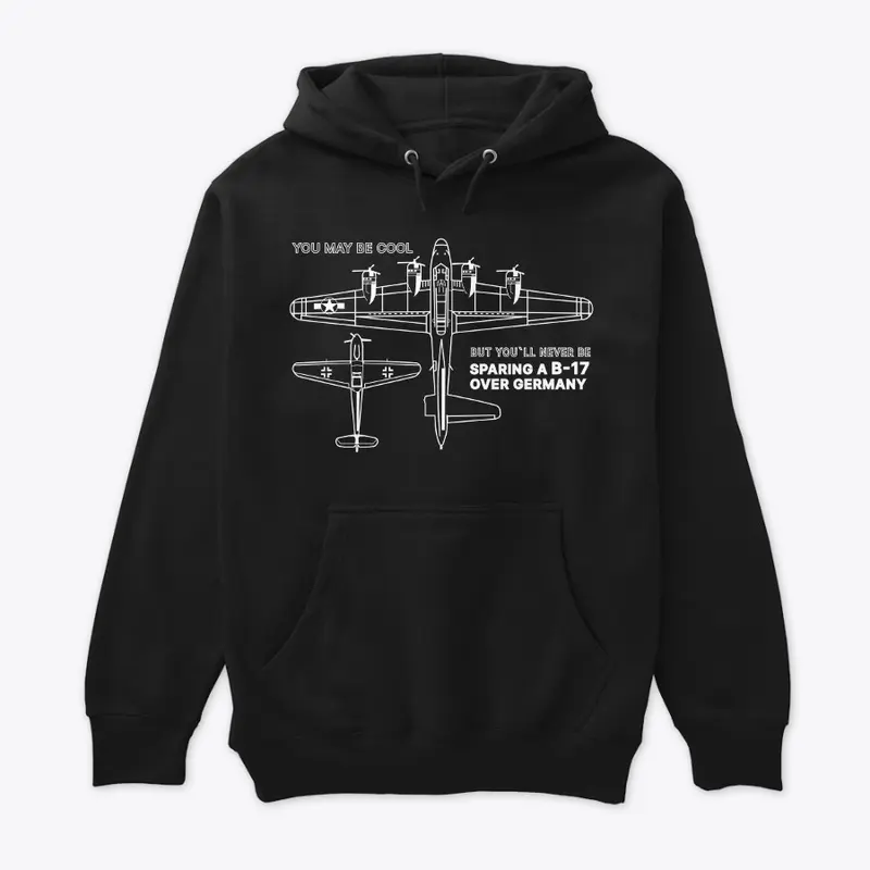 B-17 and BF-109 (White with text)