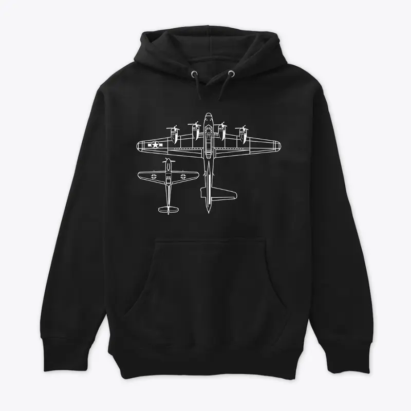 B-17 and BF-109 (White)